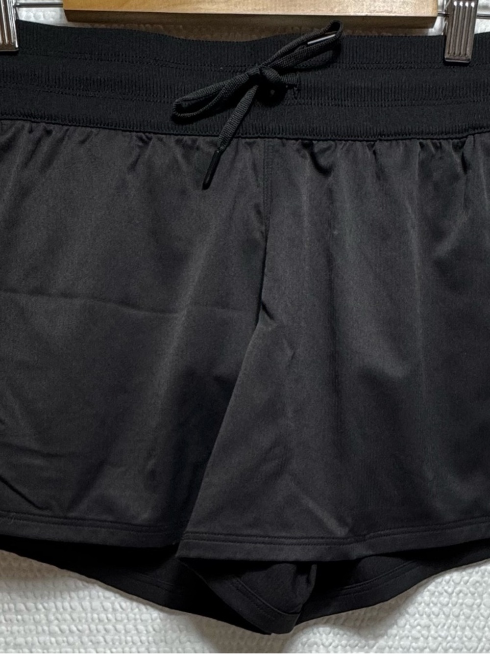 The North Face Black Women’s Athletic Drawstring Shorts with Liner